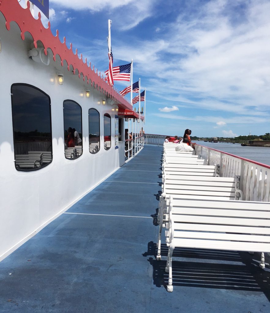 savannah riverboat cruise upper deck