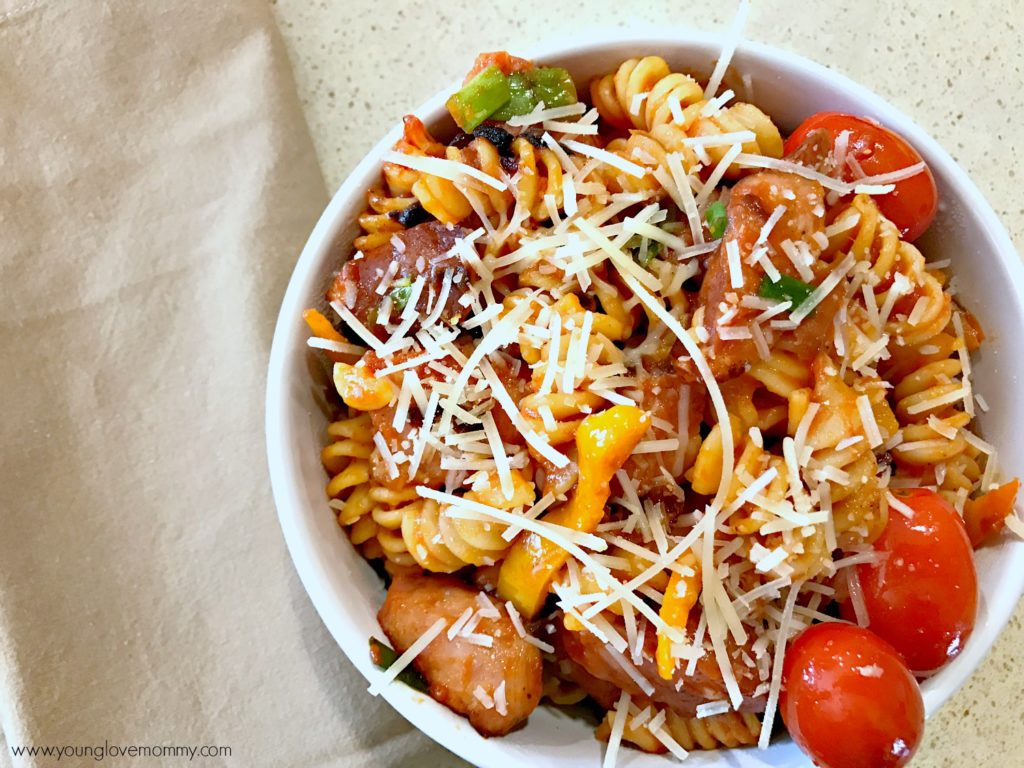 Easy Sausage Pasta Skillet Recipe