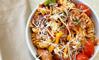 Easy Sausage Pasta Skillet Recipe