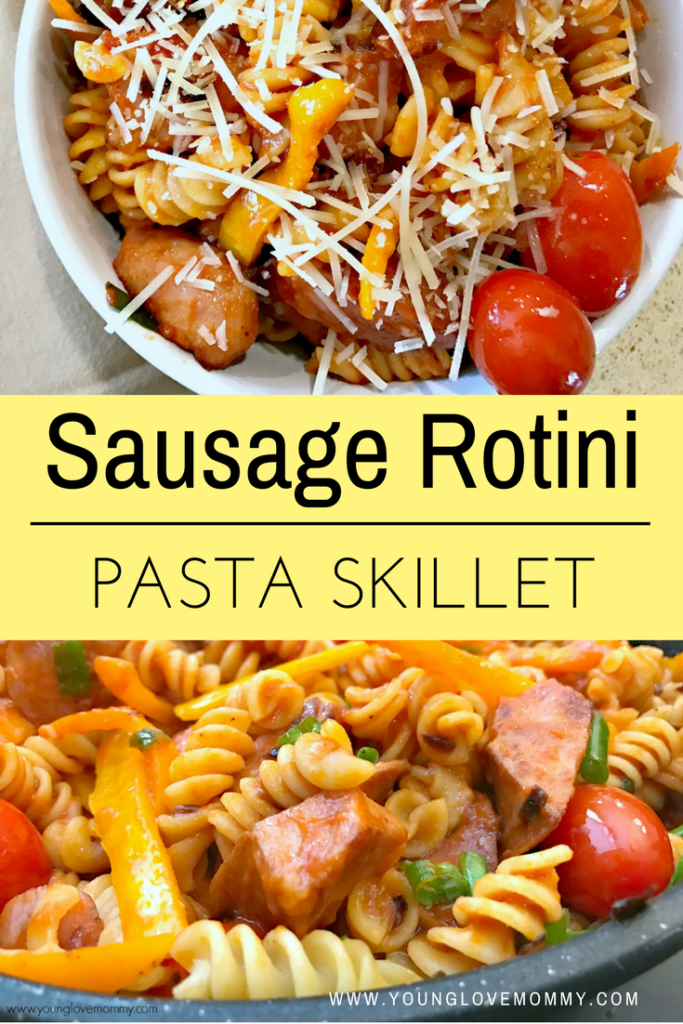 20 MINUTE RECIPE | Sausage Rotini Pasta Skillet