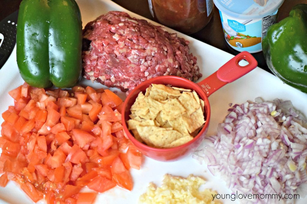 Easy taco stuffed bell peppers recipe