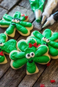 st-patricks-day-frosted-shamrock-cookies