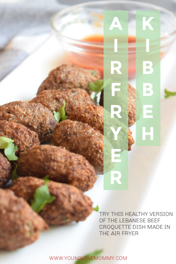 Make this delicious Kibbeh dish in the air fryer. This adapted Lebanese dish is the perfect appetizer or main course just pair with rice and a salad. 