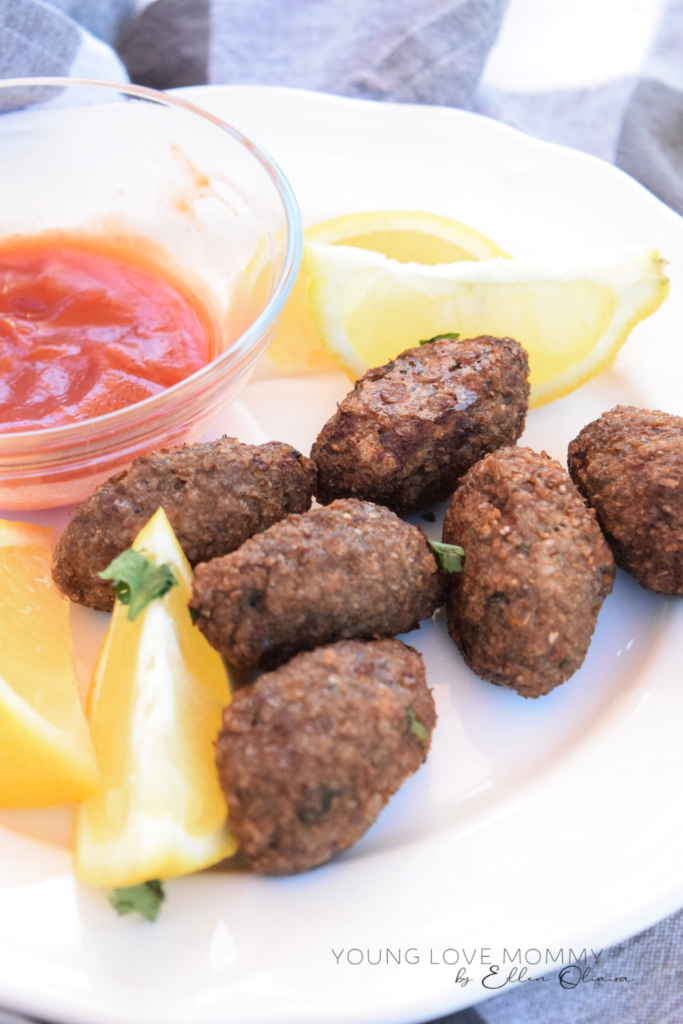 Healthy alternative to fried kibbeh, air fry this delicious Kibbeh recipe.