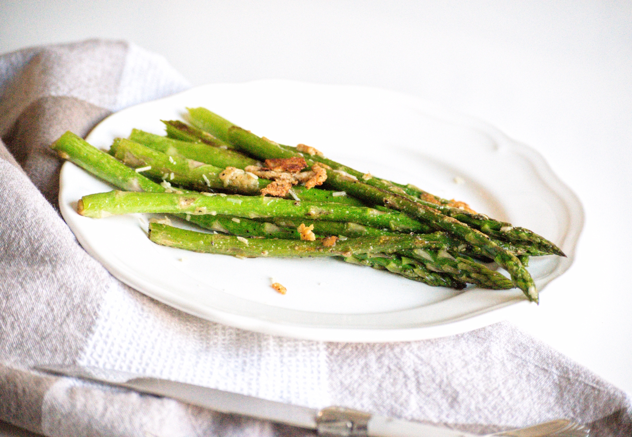 Pan-Roasted Parmesan Asparagus