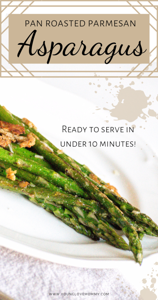 Pan roasted asparagus with parmesan recipe