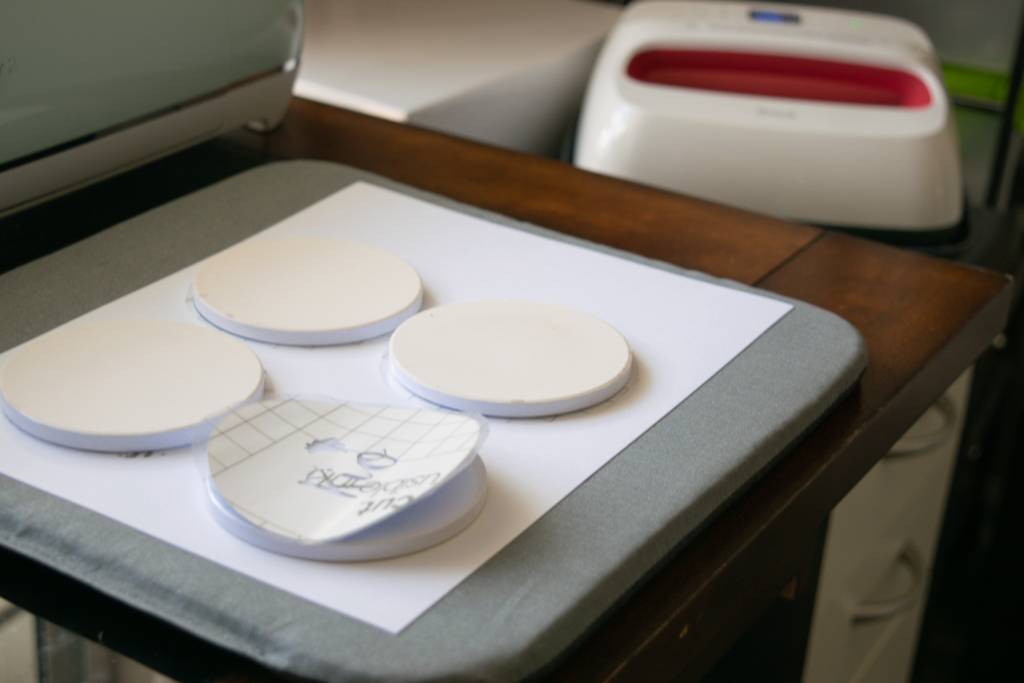 Cricut Infusible Ink DIY Marble Coasters