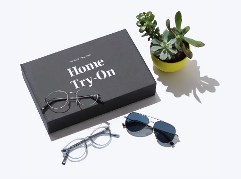 What to expect from Warby Parker's at home try on