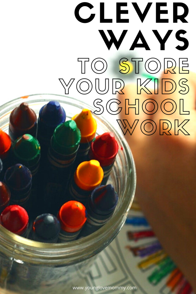 Solutions for Storing your kids school work