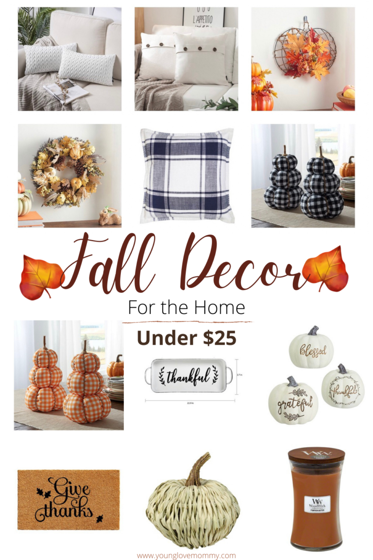 Fall Home Decor Finds $25 and Under! | Young Love Mommy