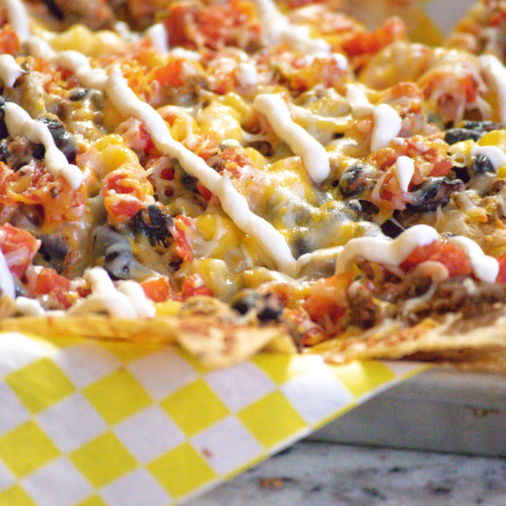 Sheet Pan Cheesy Nachos Recipe