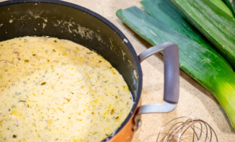 Creamy Leek and Potato Gratin