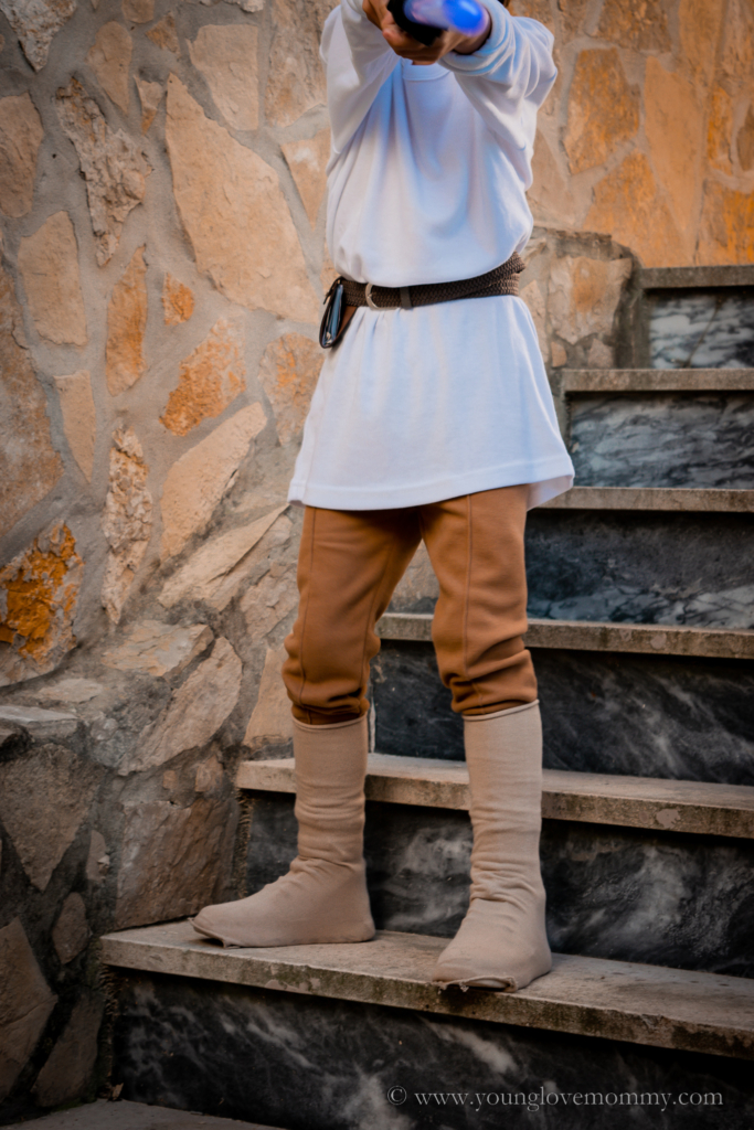 Luke Skywalker Kid's Costume DIY Young Mommy