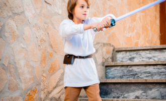 Luke Skywalker Kids Costume DIY 2