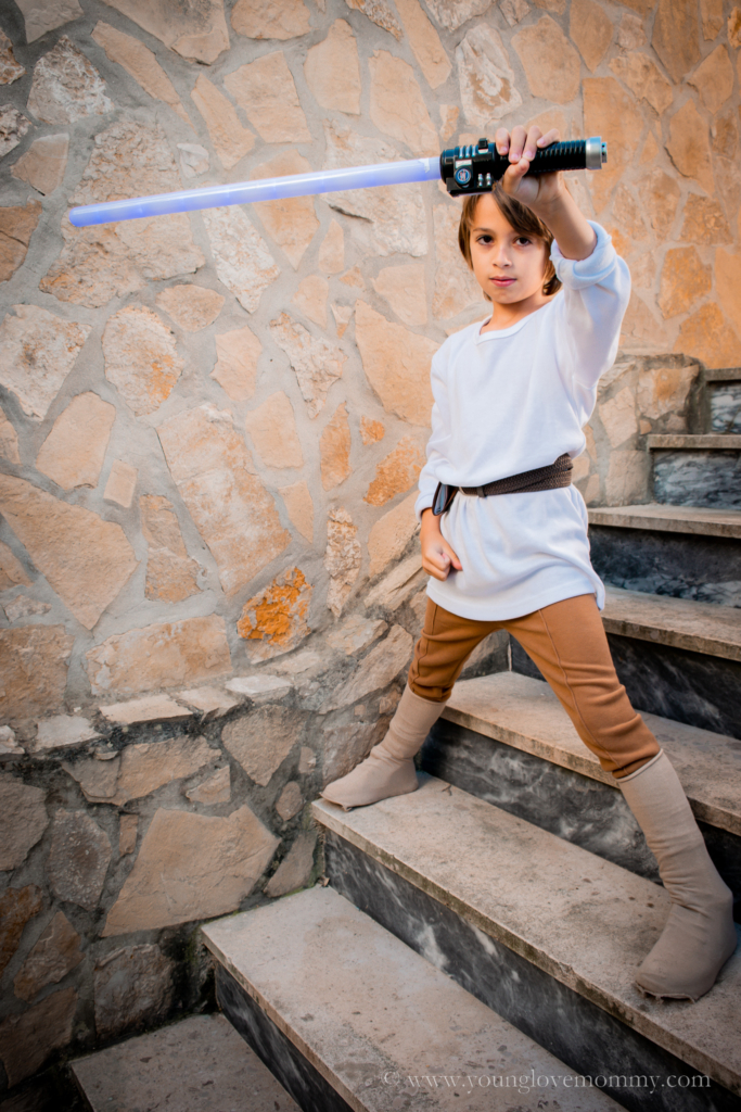 Luke Skywalker Kids Costume DIY